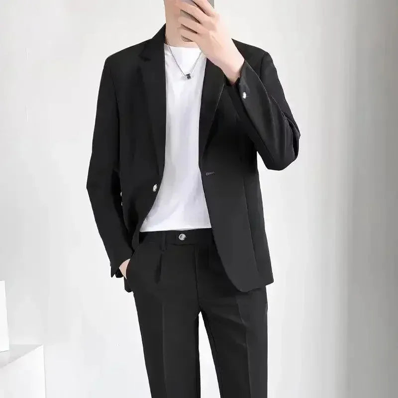 Nouveau Costume Casual Luxe™ - Luxe et Confort dans le Costume Business Décontracté de l'Homme Moderne