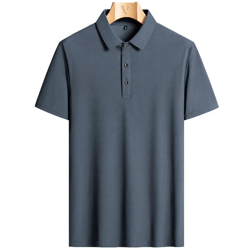 Camisa Polo de Alto Padrão Prestige™ em Seda Gelo / As Inigualáveis em Luxo, Conforto e Frescor! - ModernLar