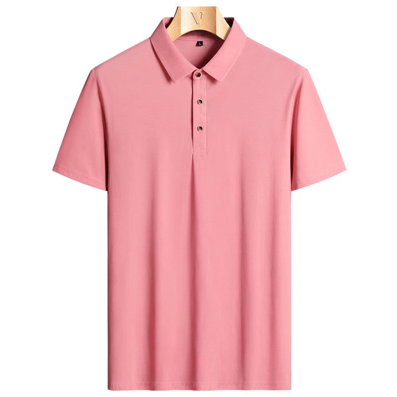 Camisa Polo de Alto Padrão Prestige™ em Seda Gelo / As Inigualáveis em Luxo, Conforto e Frescor! - ModernLar