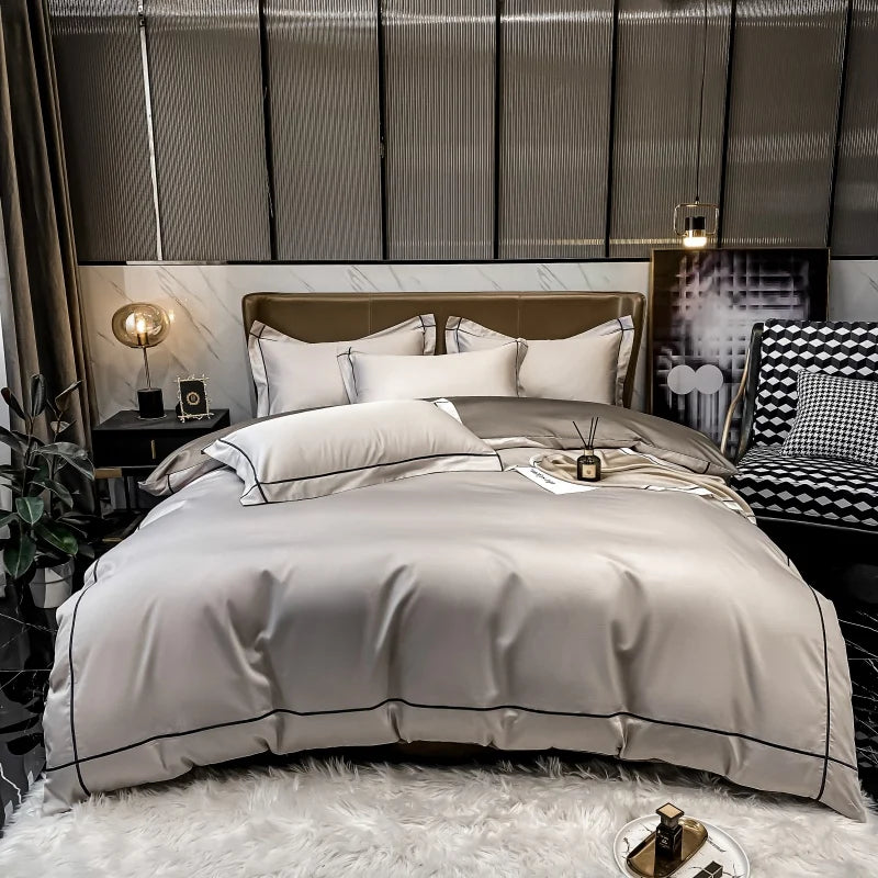 Parure de lit DreamLux™ en coton égyptien 600 fils