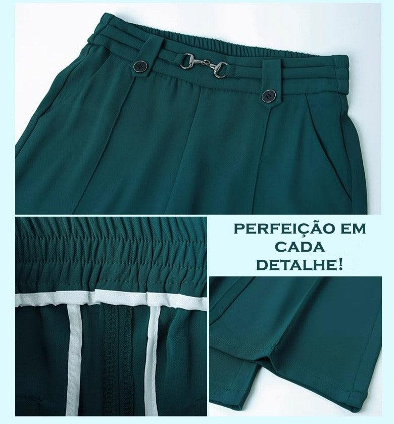 Calça Feminina Bitencourt™ Esporte Fino / Trabalhada em cada detalhe para você arrasar em qualquer ocasião!! - ModernLar