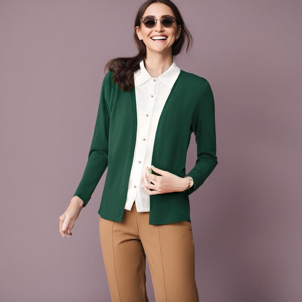 Conjunto Chic Femme™ Camisa e Cardigan em Uma Peça Única! - ModernLar